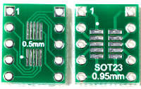 Sot23 dip10 prototype board
